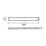 Regleta LED - ARTISTIC - Lineal 50W - OSRAM CHIP - Techos Exclusivos Y Personalizables - 150Cm