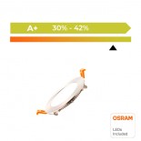 Placa Slim LED Circular 10W Acero Inox - CCT - OSRAM CHIP DURIS E 2835