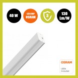 Regleta LED Integrado 40W - OSRAM CHIP - Lineal Continuo - 120Cm