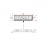 Module LED 50W MAGNUM OSRAM Chip 180Lm/W 136º x 78º