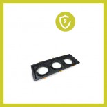 Marco NEGRO triple orientable para AR111