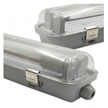 Pantalla estanca IP65 para 2 TUBOS de LED - 120cm