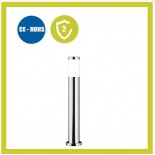 Baliza para LED E27 Circular Acero Inox 60cm Exterior